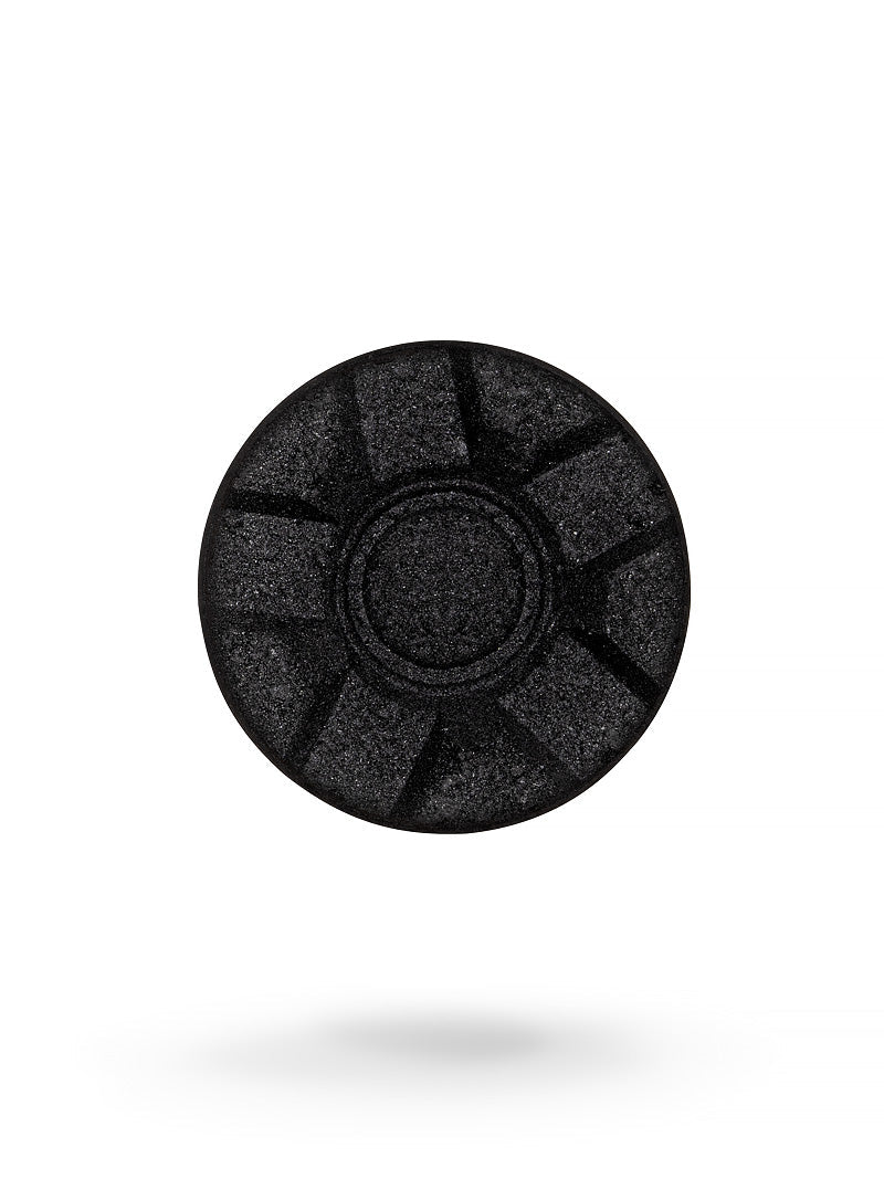 Crown-shaped black incense charcoal tablet