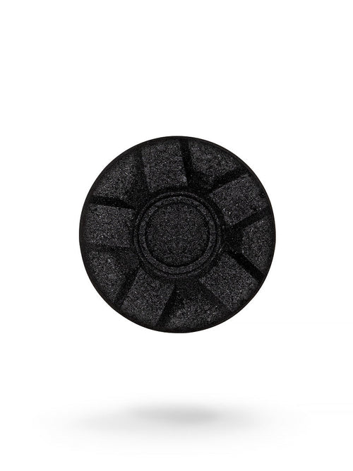 Crown-shaped black incense charcoal tablet